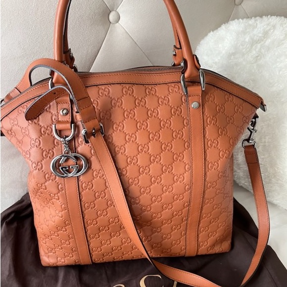 GUCCI classic guccissima dome top handle tote